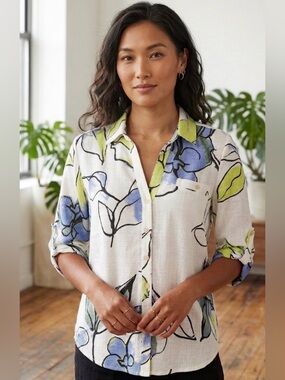 Alex & Parker Floral Blouse